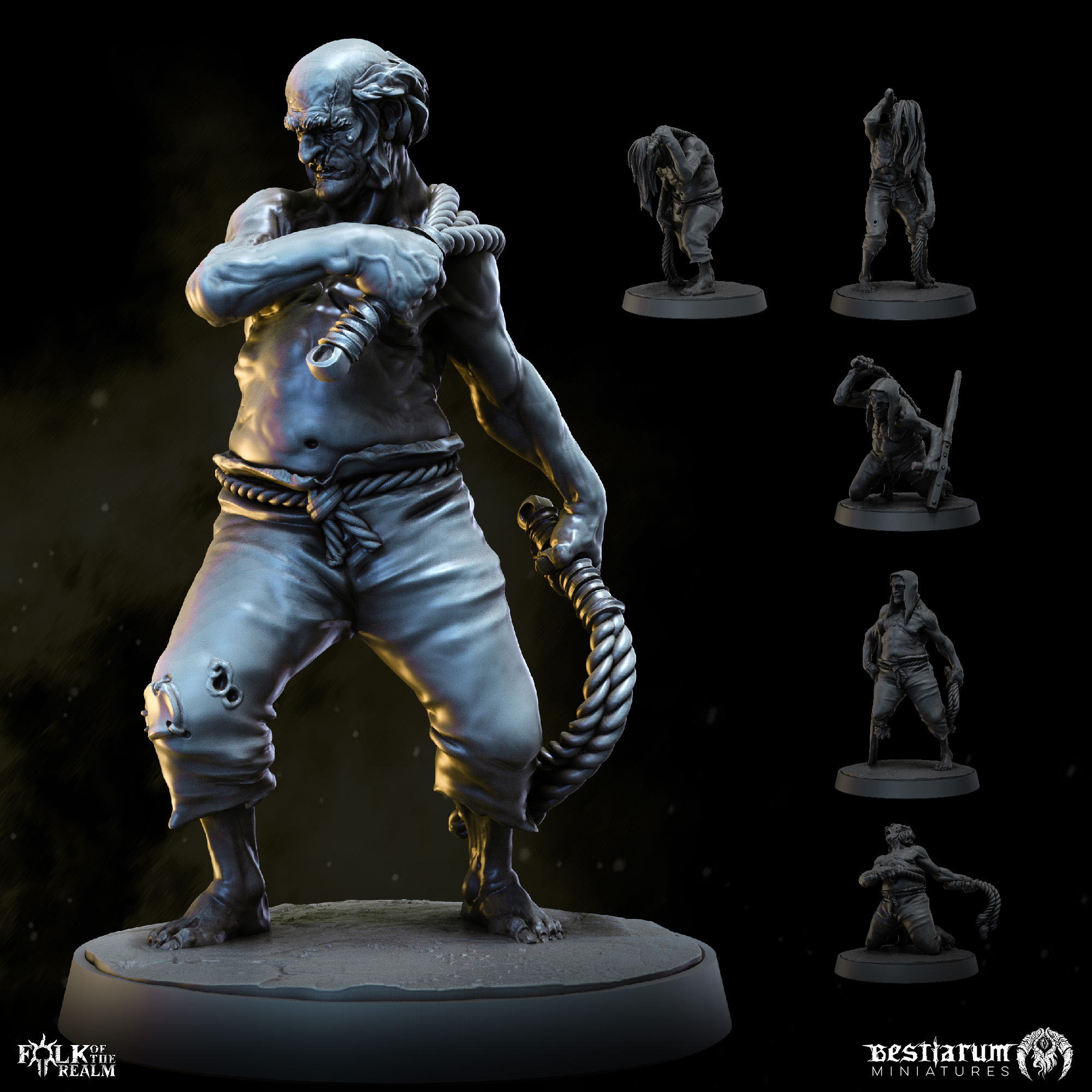 Azerai Flagellants x6 | Folk of the Realm | NPC